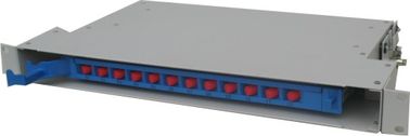FC,SC,ST,LC optinal 48 ports 12 Cores 1U / 2U 19 inch size Fiber ODF Unit Box