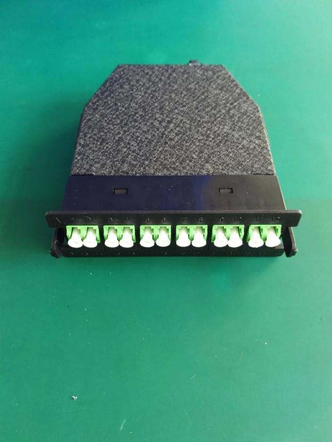 MTPモジュール カセットFTTH繊維光学のパッチ盤APC UPC 12/24の中心 2