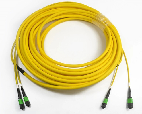 MPO / APC Fiber Optic Trunk Cable 24 Core 48 Core Sm Ofnp