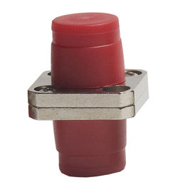 Metal housing single-mode FC Square Fiber Optic Adapter with zirconia sleeves