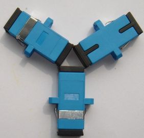 Single mode adapters are with zirconia sleeve SC SM flange type Fiber Optic Adapter