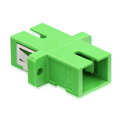 Green Duplex SC APC SM SX Optical Fiber Coupler