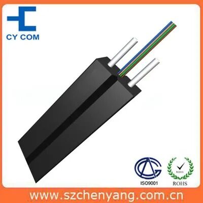 4 Cores Sm Indoor FTTH Optical Fiber Drop Cable Lszh Sheath