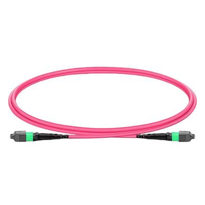 品質 400Gトランシーバー用、曲げに強いファイバー（最小曲げ半径7.5mm）とAPC端面を備えたMPOジャンパーケーブル 工場