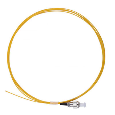 FC LC SC Singlemode Or Multimode Optical Fiber Pigtail PVC Or LSZH Out Cable