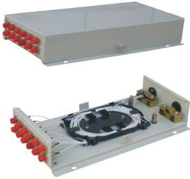繊維光学のさまざまな種類の光ファイバー システムのターミナル コネクションのための末端の箱アダプターの出口